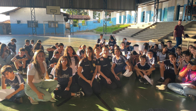 Polícia Civil em Araxá realiza palestra com tema bullying na escola Coronel José Adolfo 