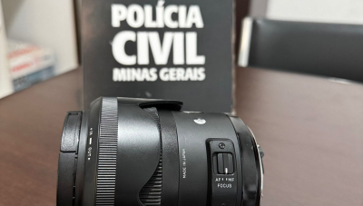 Polícia Civil de Araxá recupera lente de câmera fotográfica profissional avaliada em R$ 7 mil