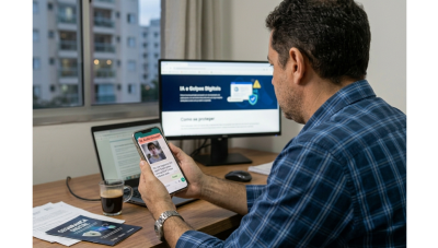 Inteligência artificial impulsiona golpes digitais no Brasil e exige atenção redobrada de usuários