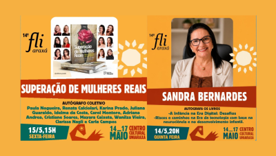Fliaraxá destaca escritoras e debate superação feminina em programação regional em Araxá