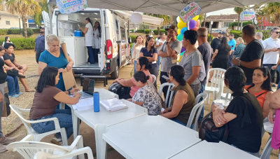 Vacimóvel é inaugurado em Araxá e inicia atendimento na Praça Governador Valadares
