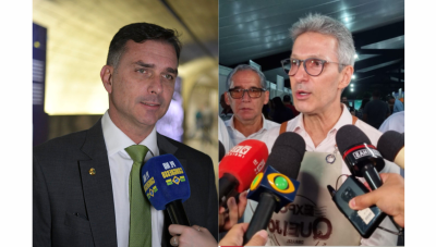 Zema diz estar decepcionado com Flávio Bolsonaro, mas nega ruptura política