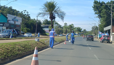 Ruas e avenidas de Araxá passam por cronograma de serviços urbanos nesta segunda (18)