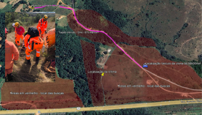 Corpo de Bombeiros localiza idoso desaparecido em área rural de Ibiá