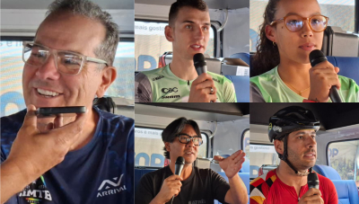 Estúdio Móvel em ação: Debate Esportivo destaca informações da Copa Internacional de Mountain Bike em Araxá