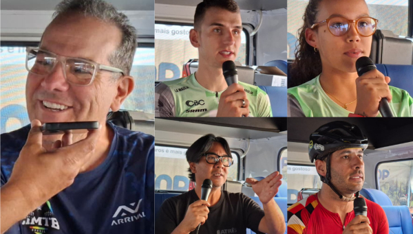 Estúdio Móvel em ação: Debate Esportivo destaca informações da Copa Internacional de Mountain Bike em Araxá