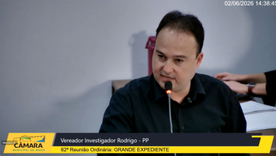 Investigador Rodrigo apresenta projeto para criar Programa Municipal Mulher Segura em Araxá