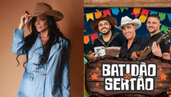 Valéria Barros e Batidão do Sertão abrem o Arraiá Prosseguir nesta quarta-feira (3) em Araxá