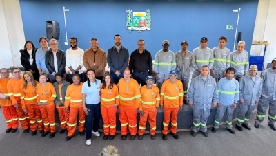 Servidores de Serviços Urbanos recebem novos uniformes e equipamentos de proteção em Araxá