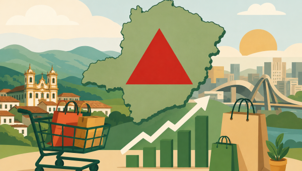 Vendas do varejo em Minas Gerais crescem 2,2% em maio e mantêm sequência de alta