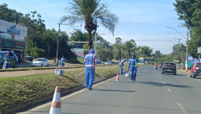 Bairros e praças de Araxá entram na programação de limpeza e capina nesta sexta (3)