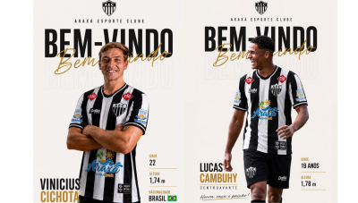 Araxá Esporte anuncia os primeiros reforços para a temporada
