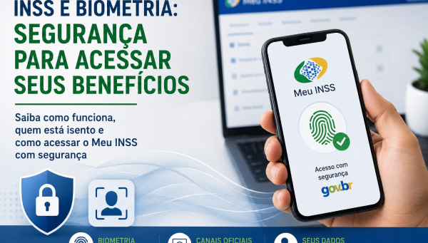 INSS reforça segurança digital com biometria: Saiba como acessar benefícios sem cair em golpe