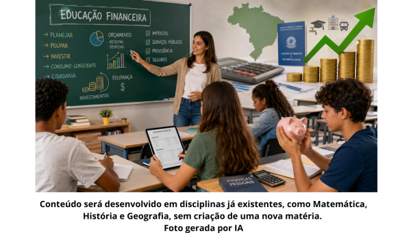 Projeto do Senado prevê ensino de finanças, impostos e previdência para estudantes