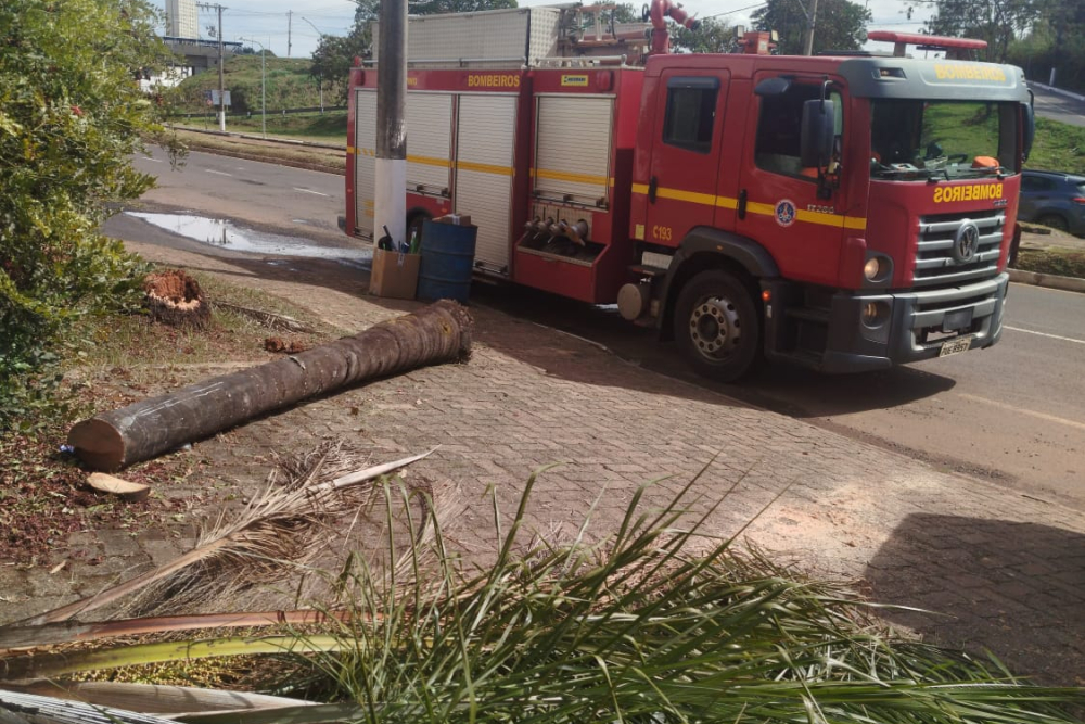 Corpo de Bombeiros divulga balanço de ocorrências atendidas após temporal em Araxá