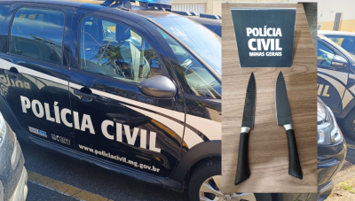 Polícia Civil prende em flagrante suspeito de agredir e ameaçar companheira em Araxá