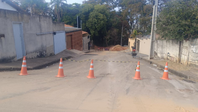 Obras de recuperação de erosão avançam no bairro Boa Vista, em Araxá