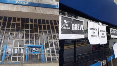 Caixa Econômica mantém greve em Araxá; Banco do Brasil retoma atendimento presencial