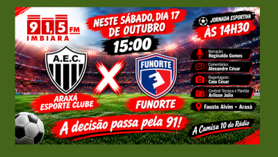 A decisão passa pela 91! Ganso busca vaga no hexagonal diante do Funorte, em Araxá, com transmissão da Rádio Imbiara